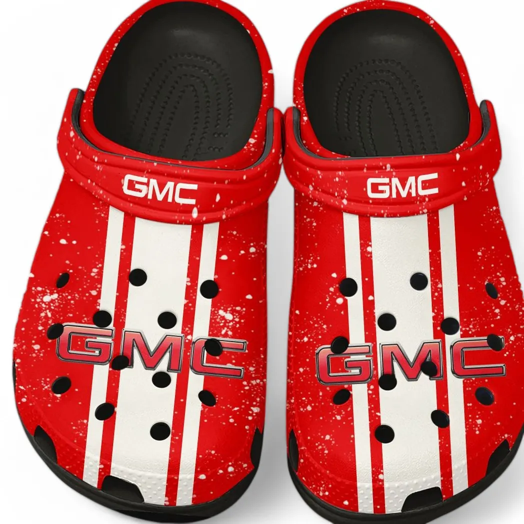 GMC Car Crocs, Gift For GMC Car Lovers, Gift For Him, Husband, Boyfriend CAR62022025037 - Black