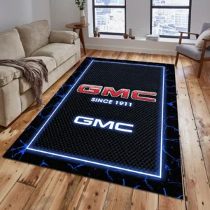 GMC Car Rug, All Over Print Carpet For GMC Car Lovers CAR5202192527 - Blue