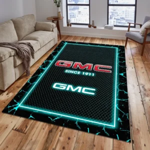 GMC Car Rug, All Over Print Carpet For GMC Car Lovers CAR5202192527 - Cyan