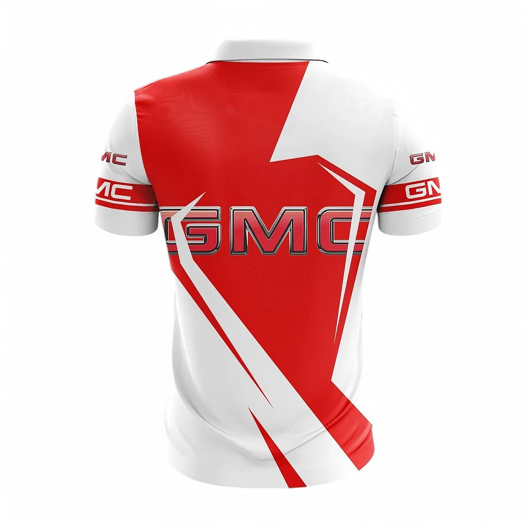 gmc cars zipper polo shirt for men gift for gmc cars fan car68022125979 w5u6z