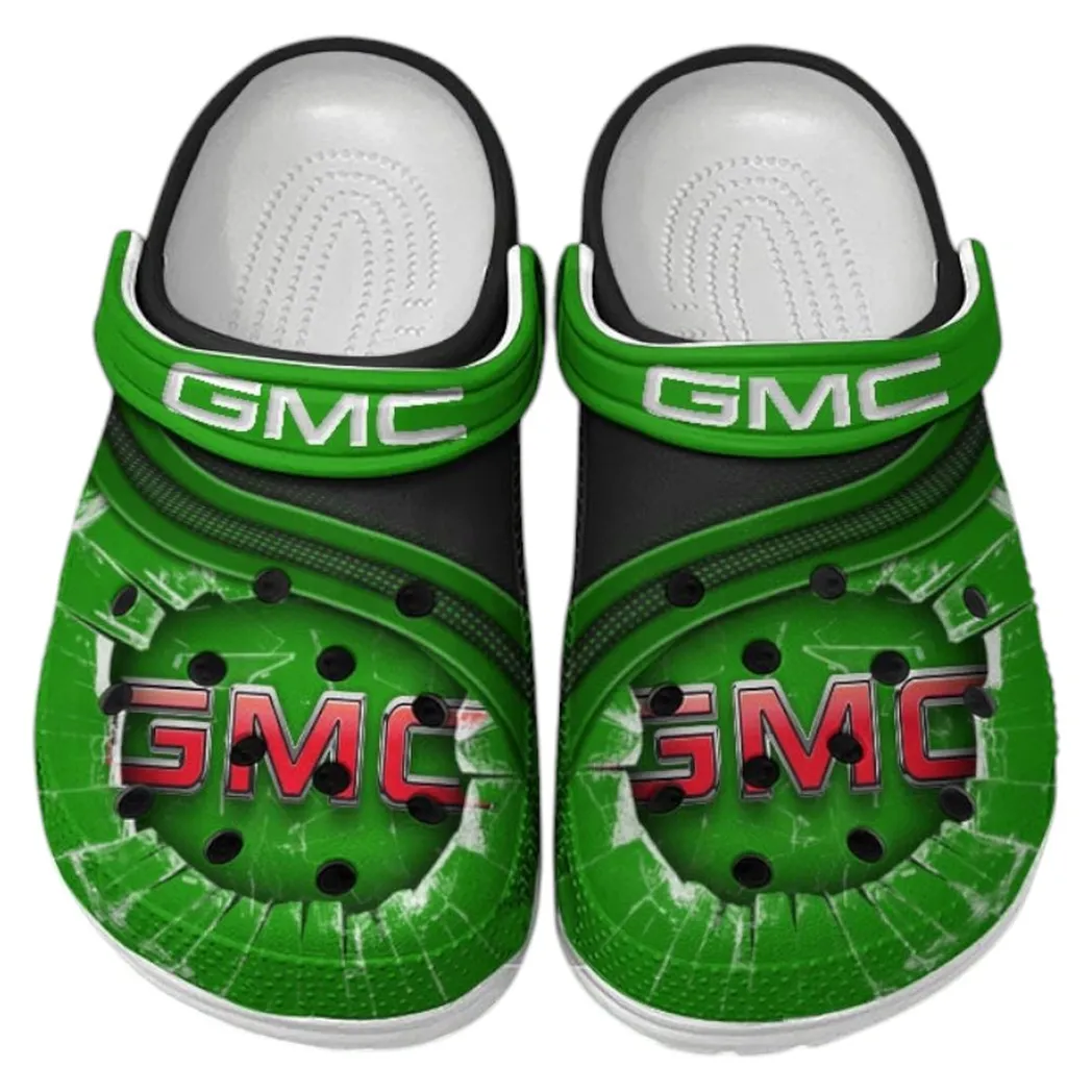 GMC Crocs Clogs Men Women, Gift For GMC Fan CAR188032025154 - Green