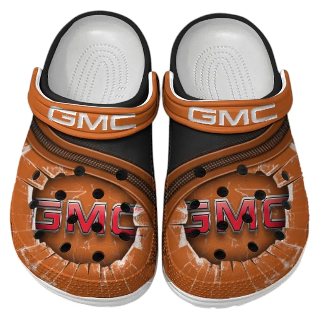 GMC Crocs Clogs Men Women, Gift For GMC Fan CAR188032025154 - Orange