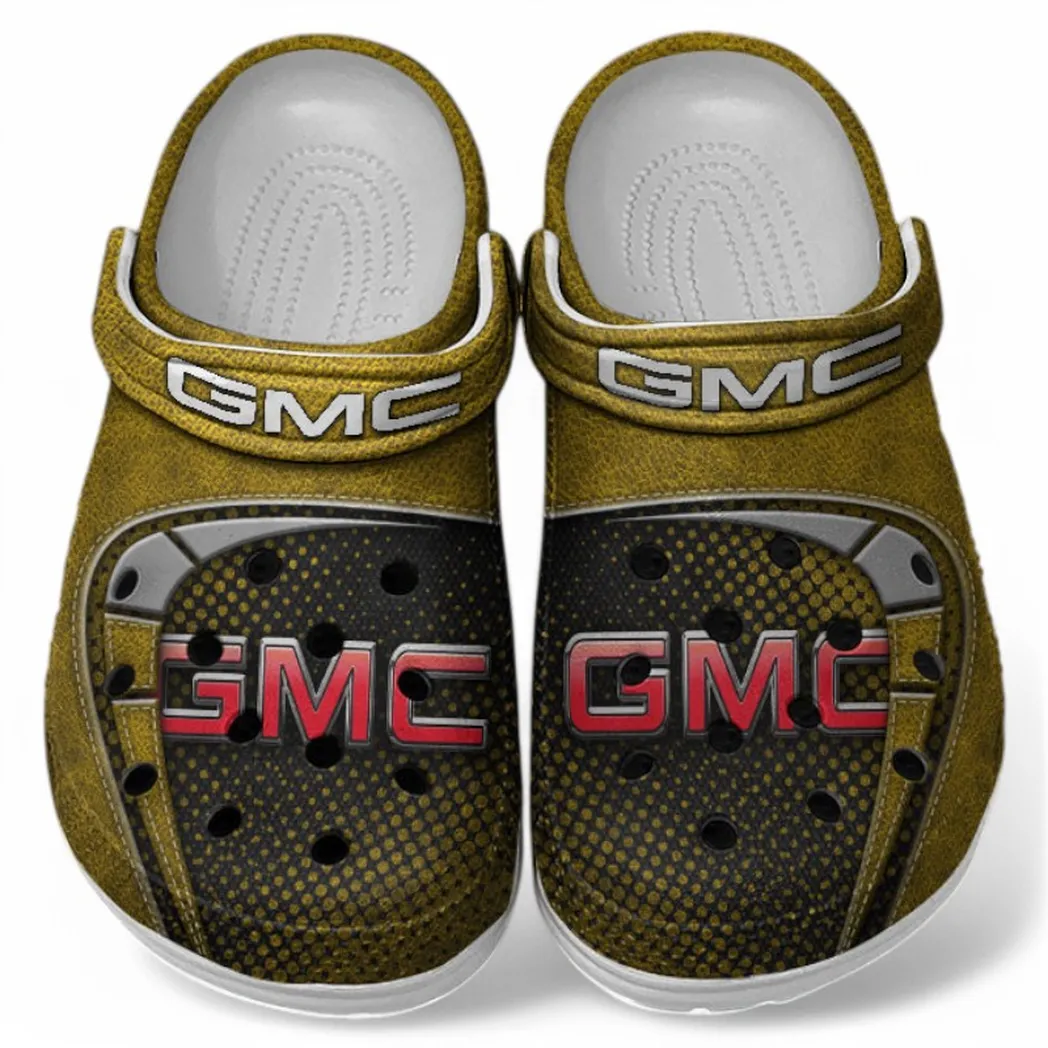 GMC Crocs Sandals For Men Women, Gift For GMC Fan CAR177031425619 - Yellow
