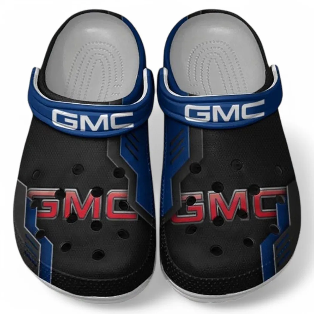 GMC Crocs Shoes, Clogs Men Women, Gift For GMC Fan CAR185031525287 - Blue