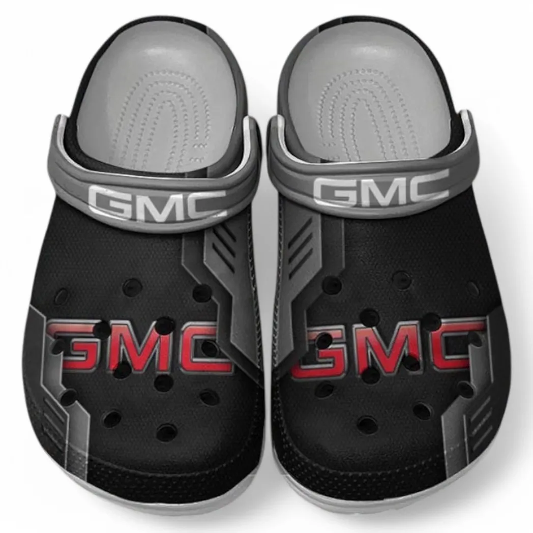 GMC Crocs Shoes, Clogs Men Women, Gift For GMC Fan CAR185031525287 - Gray