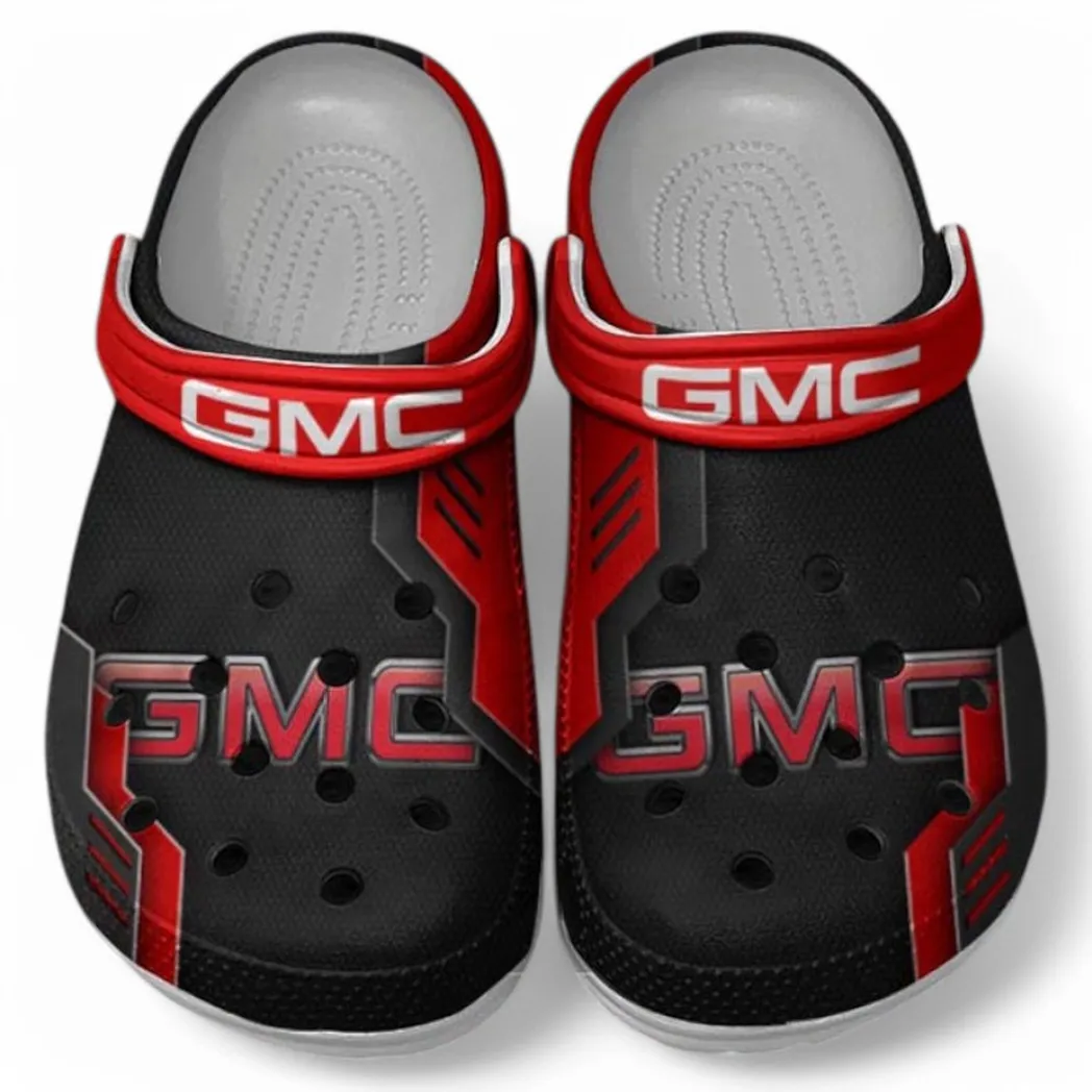GMC Crocs Shoes, Clogs Men Women, Gift For GMC Fan CAR185031525287 - Red
