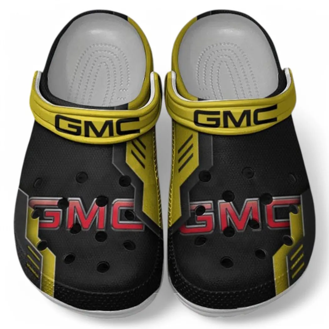 GMC Crocs Shoes, Clogs Men Women, Gift For GMC Fan CAR185031525287 - Yellow