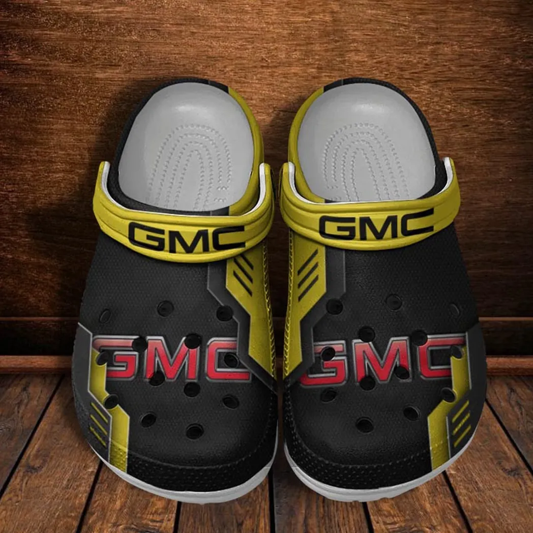 gmc crocs shoes clogs men women gift for gmc fan car185031525287 yellow bkaat