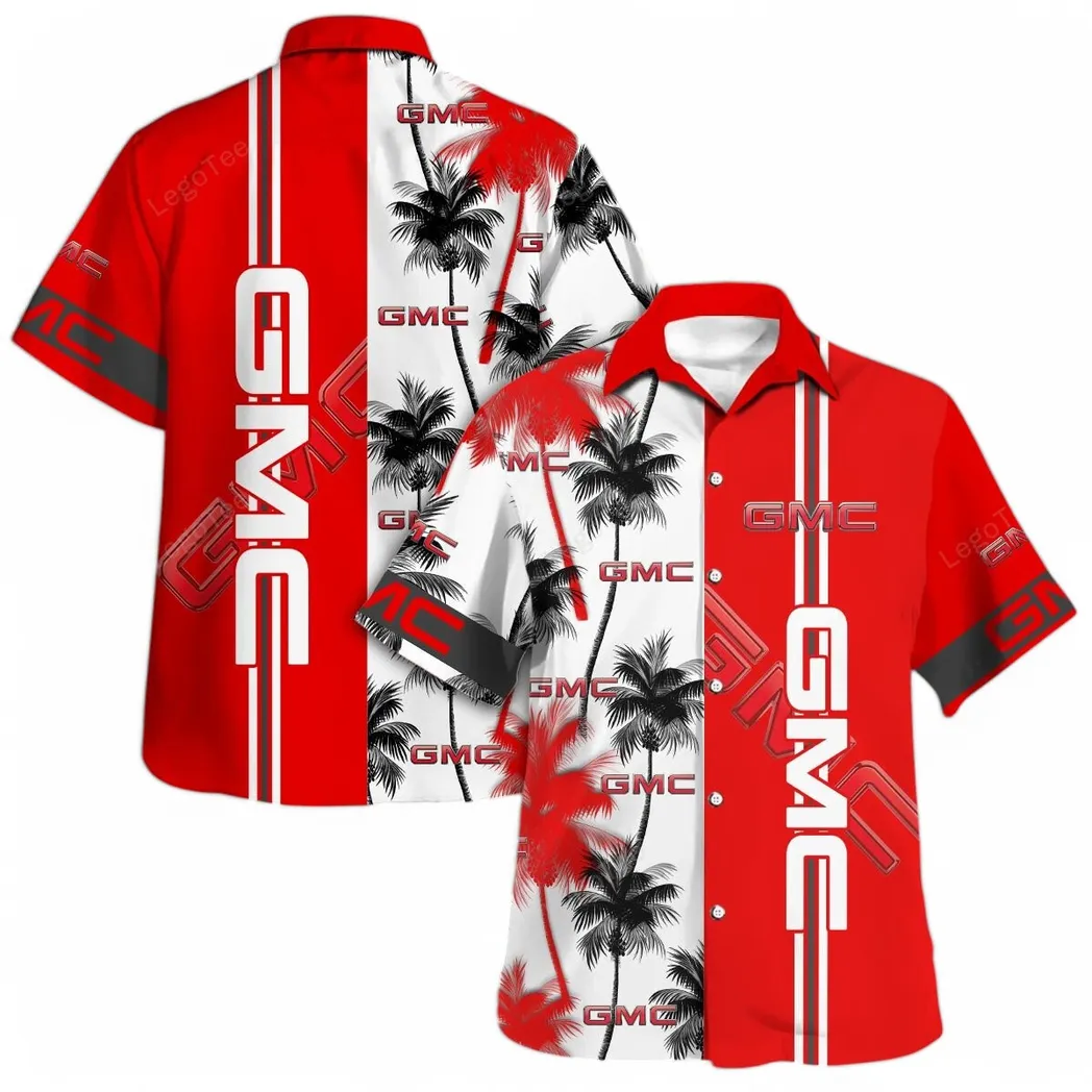 gmc hawaiian shirt for men gift for gmc lovers gift for him husband boyfriend car143021125058