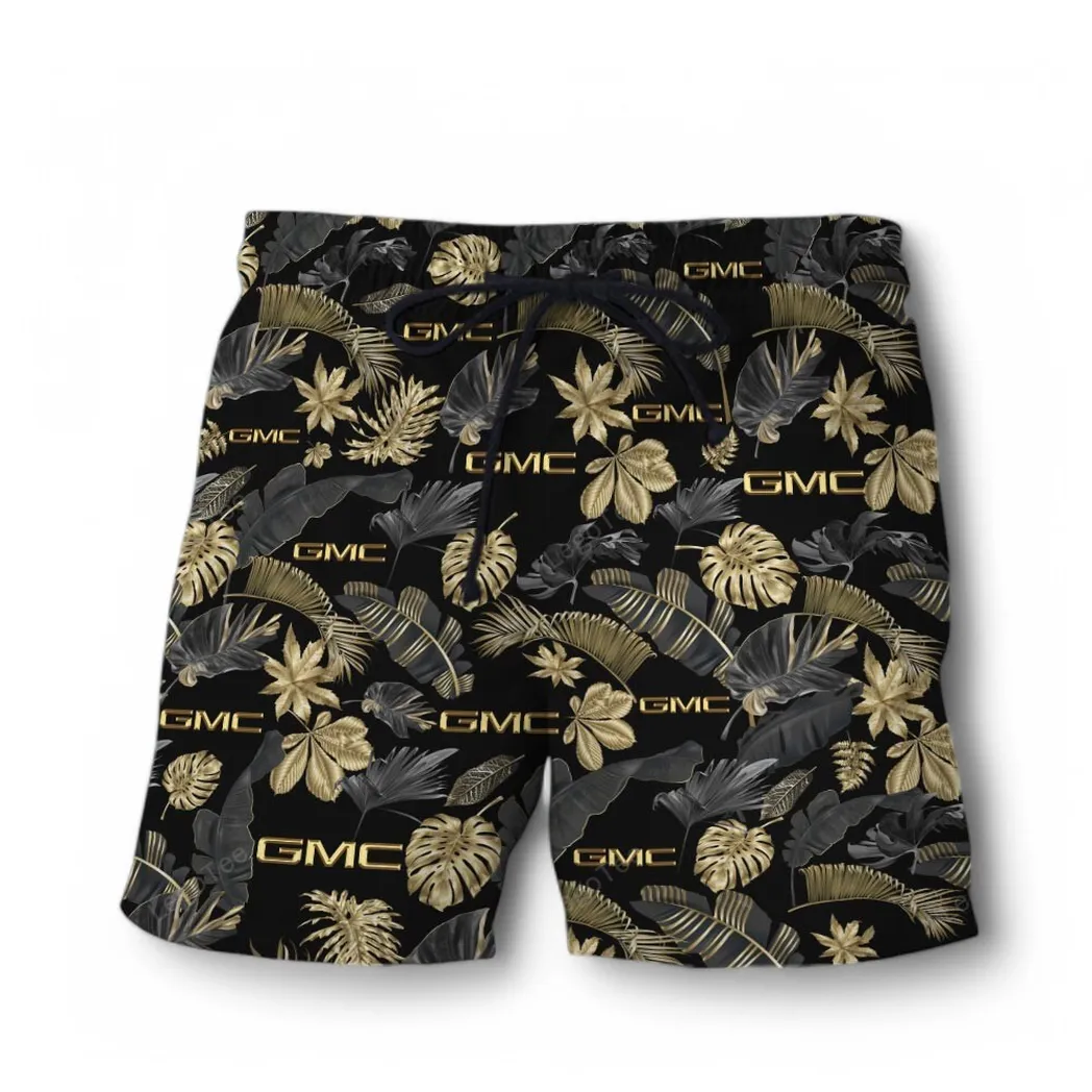 gmc hawaiian shirt set for men gift for gmc lovers gift for him husband boyfriend car139021125175 1 mwcqi