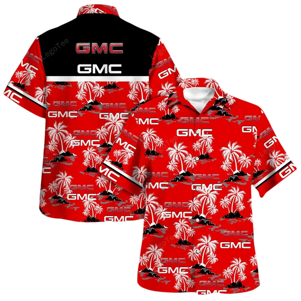 gmc hawaiian shirt set for men gift for gmc lovers gift for him husband boyfriend car144021125505 1