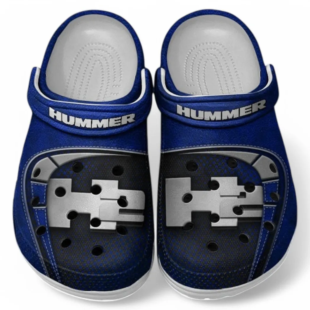 H2 Hummer Crocs Sandals For Men Women, Gift For H2 Hummer Fan CAR177031425613 - Blue