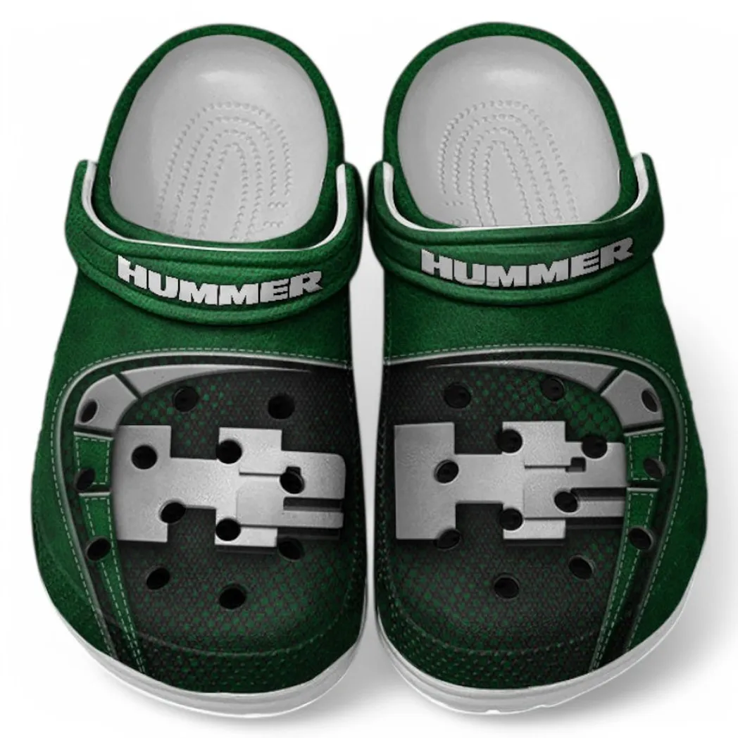 H2 Hummer Crocs Sandals For Men Women, Gift For H2 Hummer Fan CAR177031425613 - Green