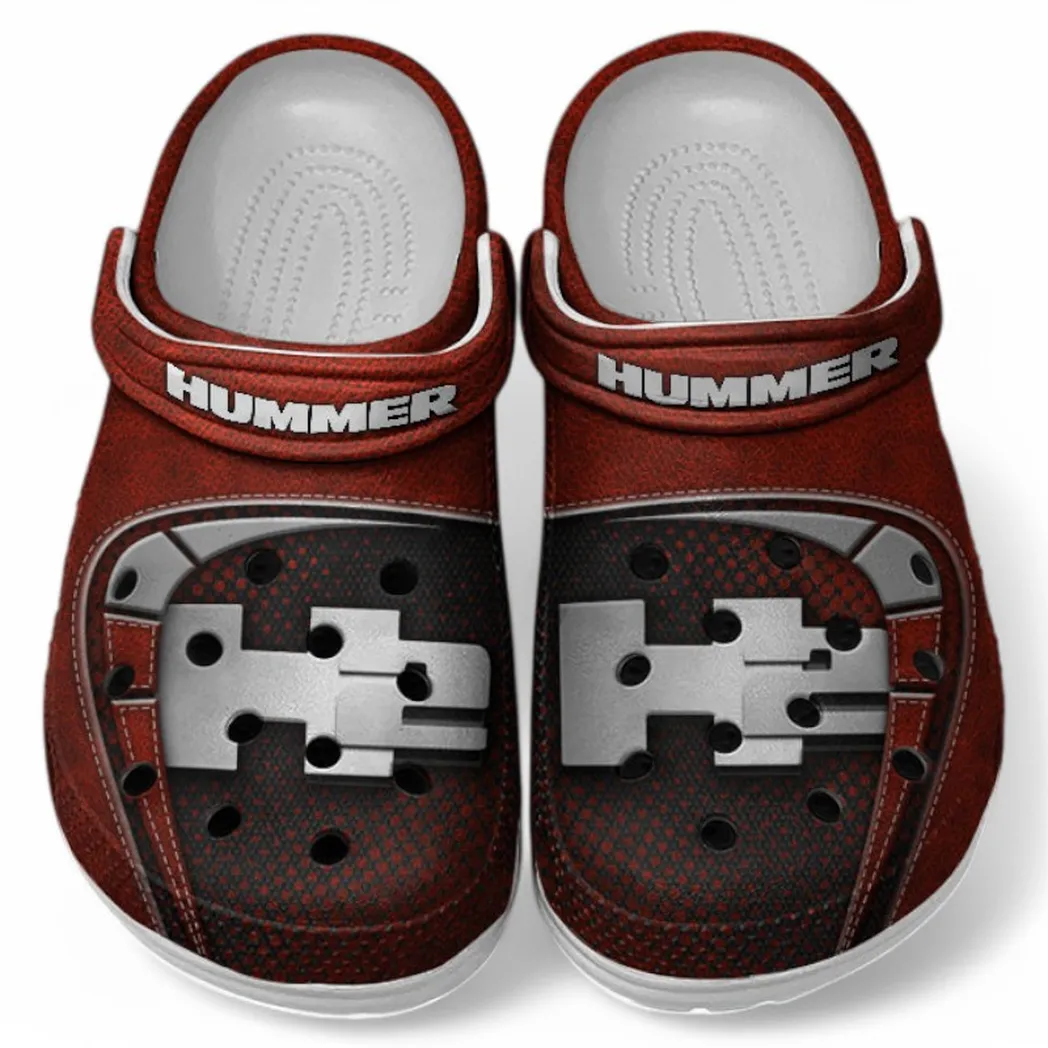 h2 hummer crocs sandals for men women gift for h2 hummer fan car177031425613 red