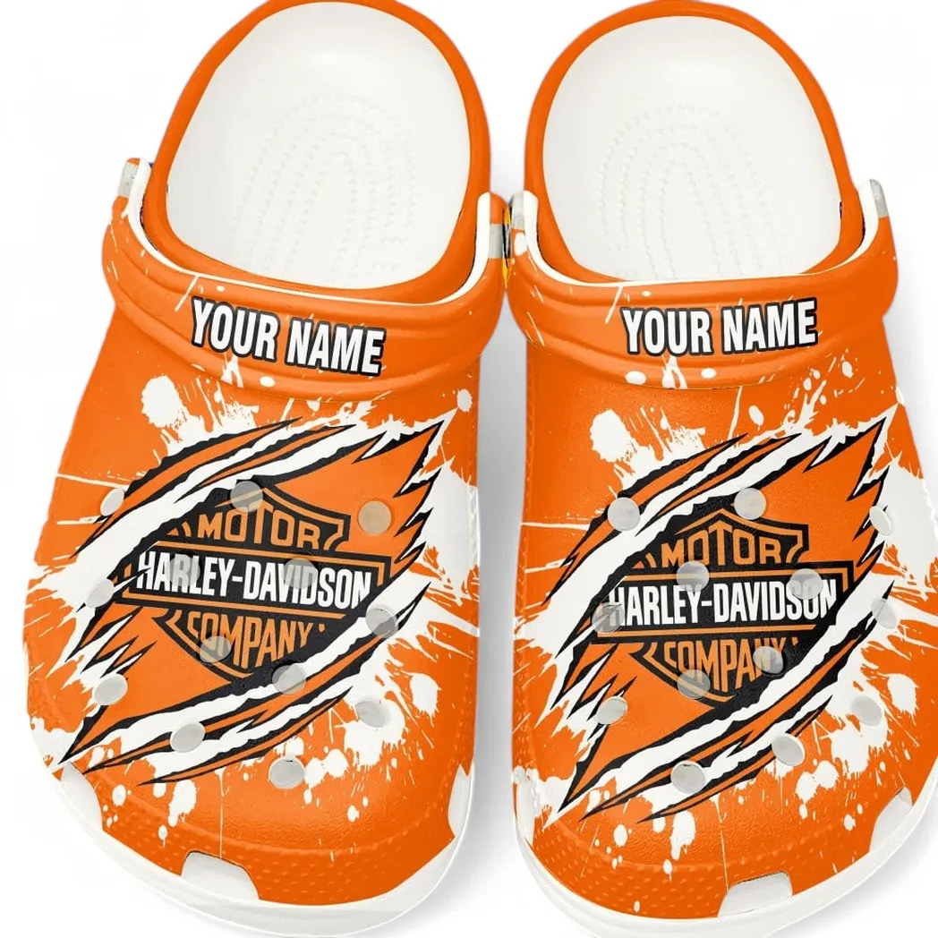 harley davidson crocs gift for harley davidson lovers gift for him husband boyfriend car5602192530 white