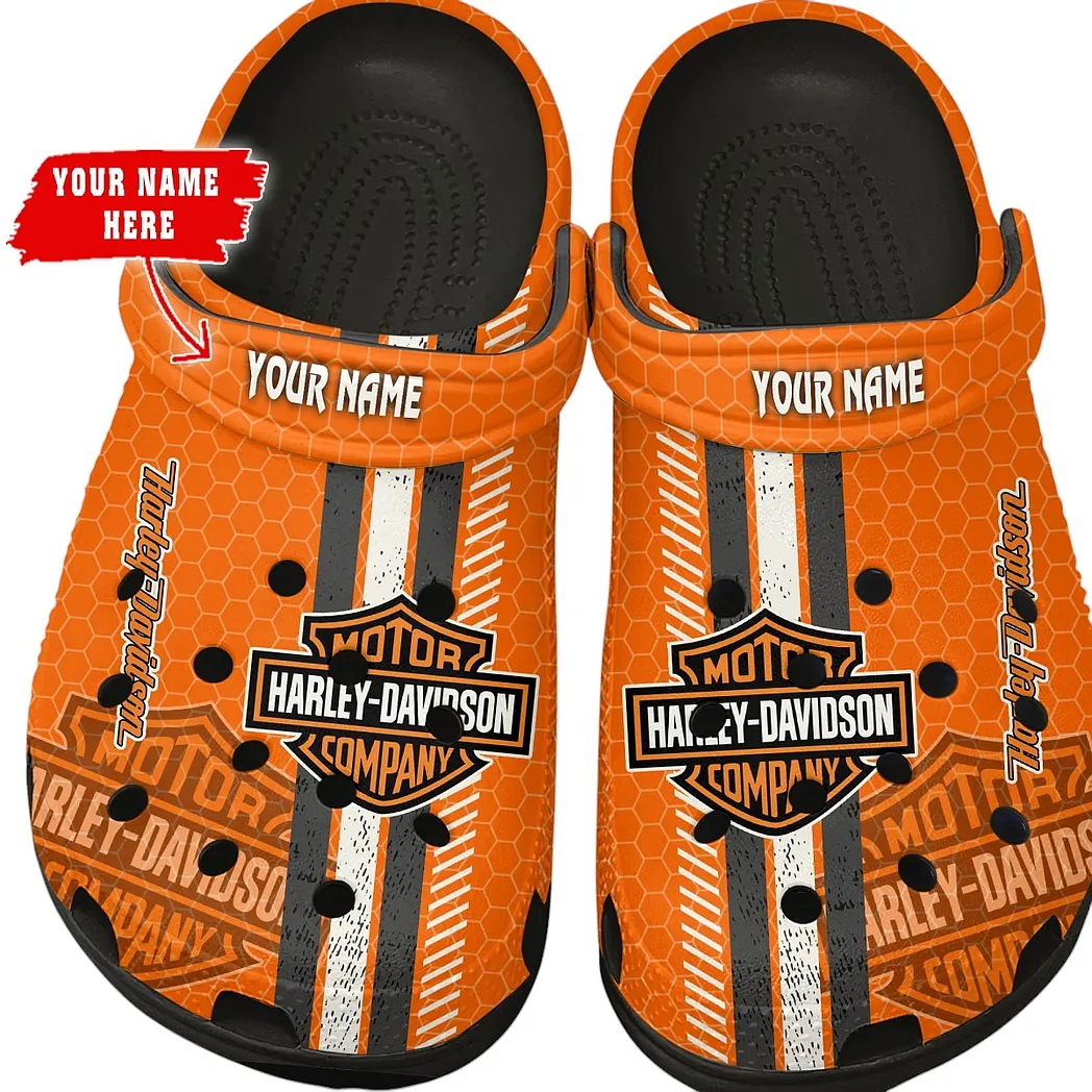 harley davidson crocs shoes gift for harley davidson lovers birthday gift for husband boyfriend car82022025596 black csius