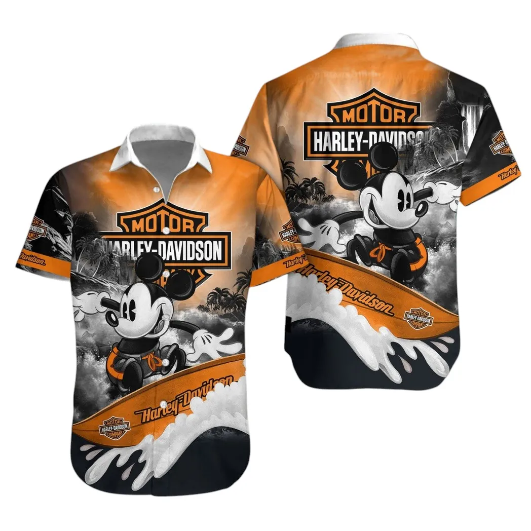 harley davidson hawaiian shirt for men gift for harley davidson lovers gift for him husband boyfriend car53030625045 10dfu