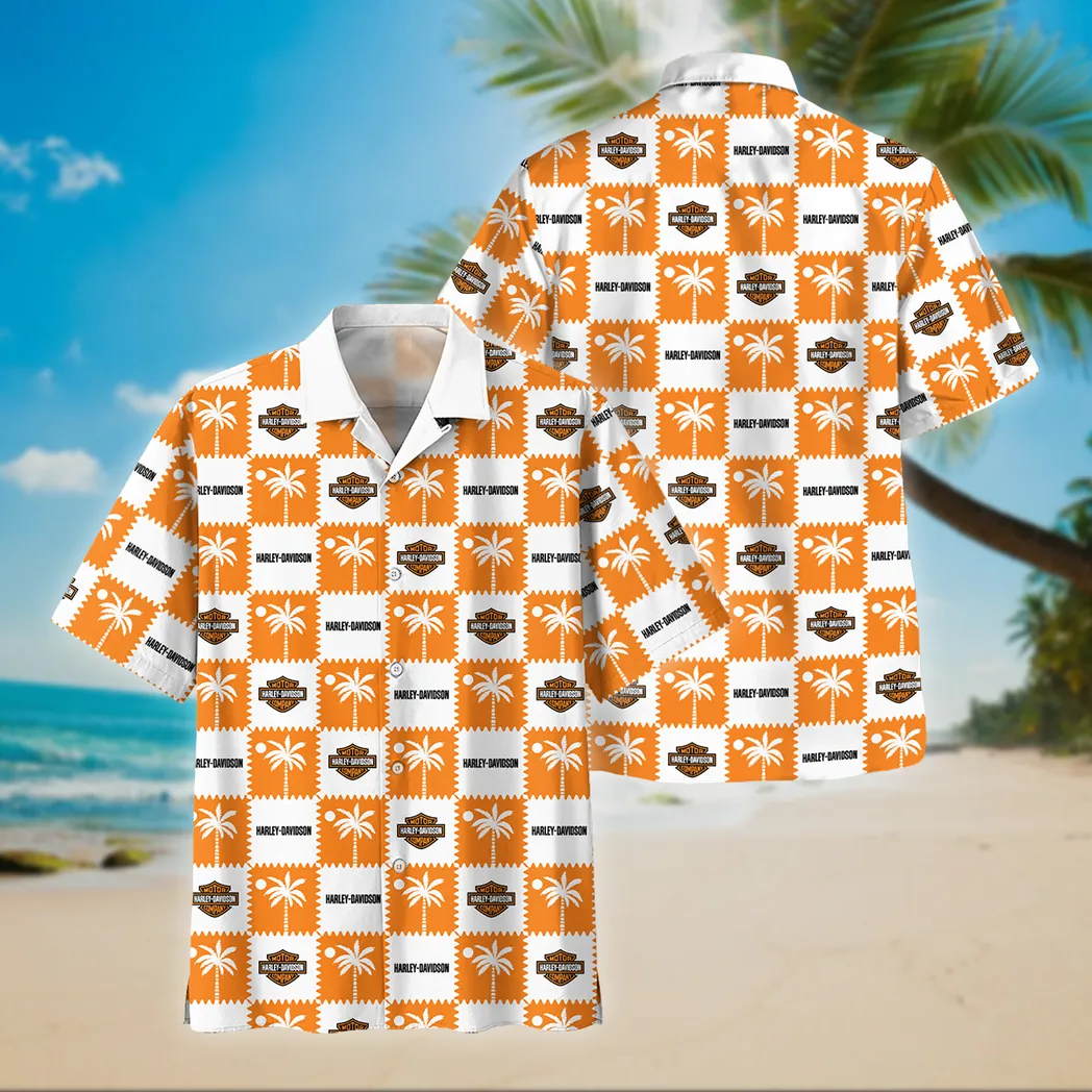 Harley Davidson Hawaiian Shirt Style Vintage Oversized, Unisex Hawaiian Shirt Summer CAR04042025669