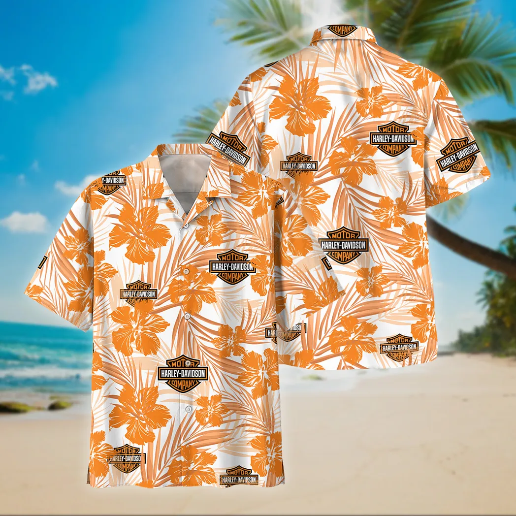 Harley Davidson Hawaiian Shirt Style Vintage Oversized, Unisex Hawaiian Shirt Summer CAR04042025671