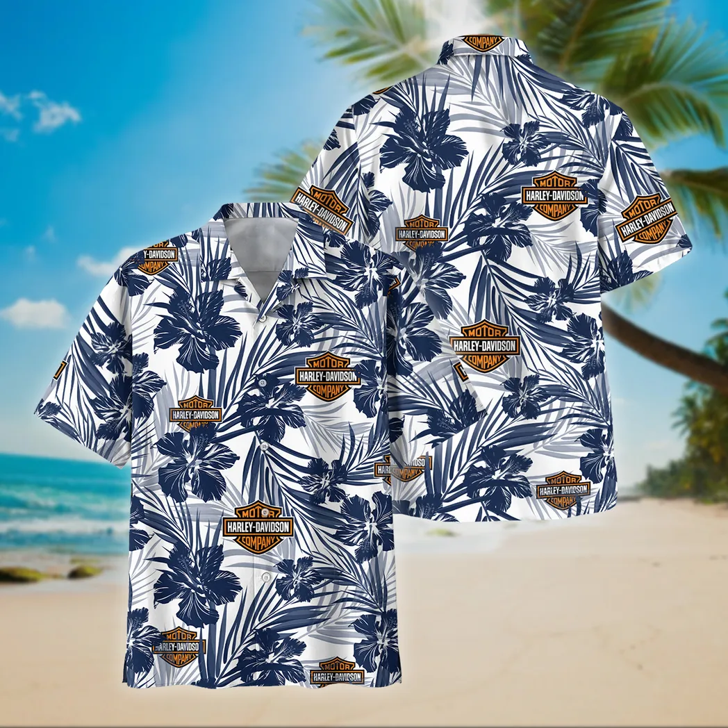 Harley Davidson Hawaiian Shirt Style Vintage Oversized, Unisex Hawaiian Shirt Summer CAR04042025672