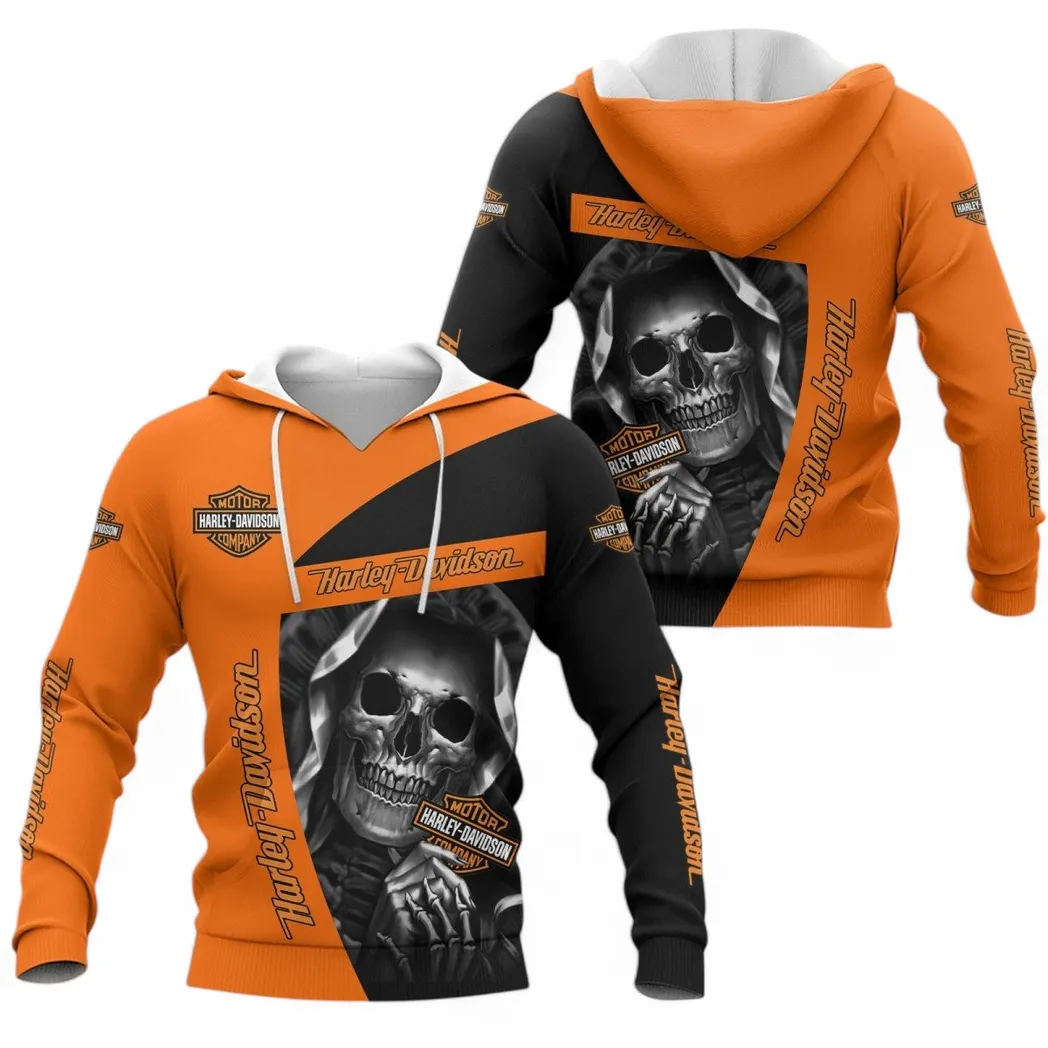 Harley Davidson Hoodie, Gift For Harley Davidson Lovers, Gift For Him, Husband, Boyfriend CAR6702212575