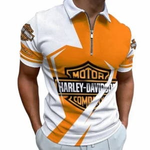 harley davidson zipper polo shirt for men gift for harley davidson fan car68022125934 qlbch