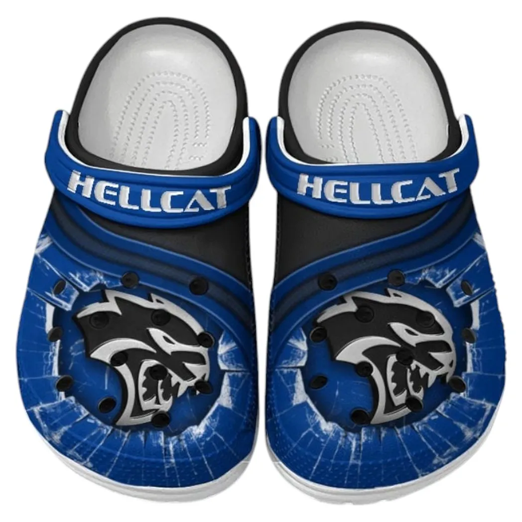 Hellcat Crocs Clogs Men Women, Gift For Hellcat Fan CAR188032025141 - Blue