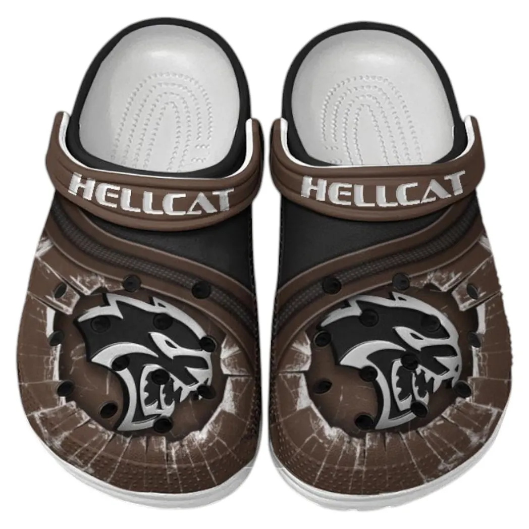 hellcat crocs clogs men women gift for hellcat fan car188032025141 brown fo4zb