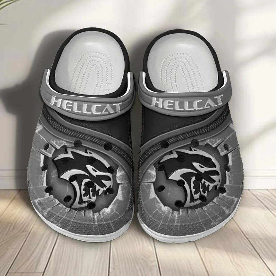 hellcat crocs clogs men women gift for hellcat fan car188032025141 gray koq3v