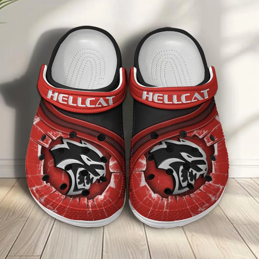 hellcat crocs clogs men women gift for hellcat fan car188032025141 red deypl