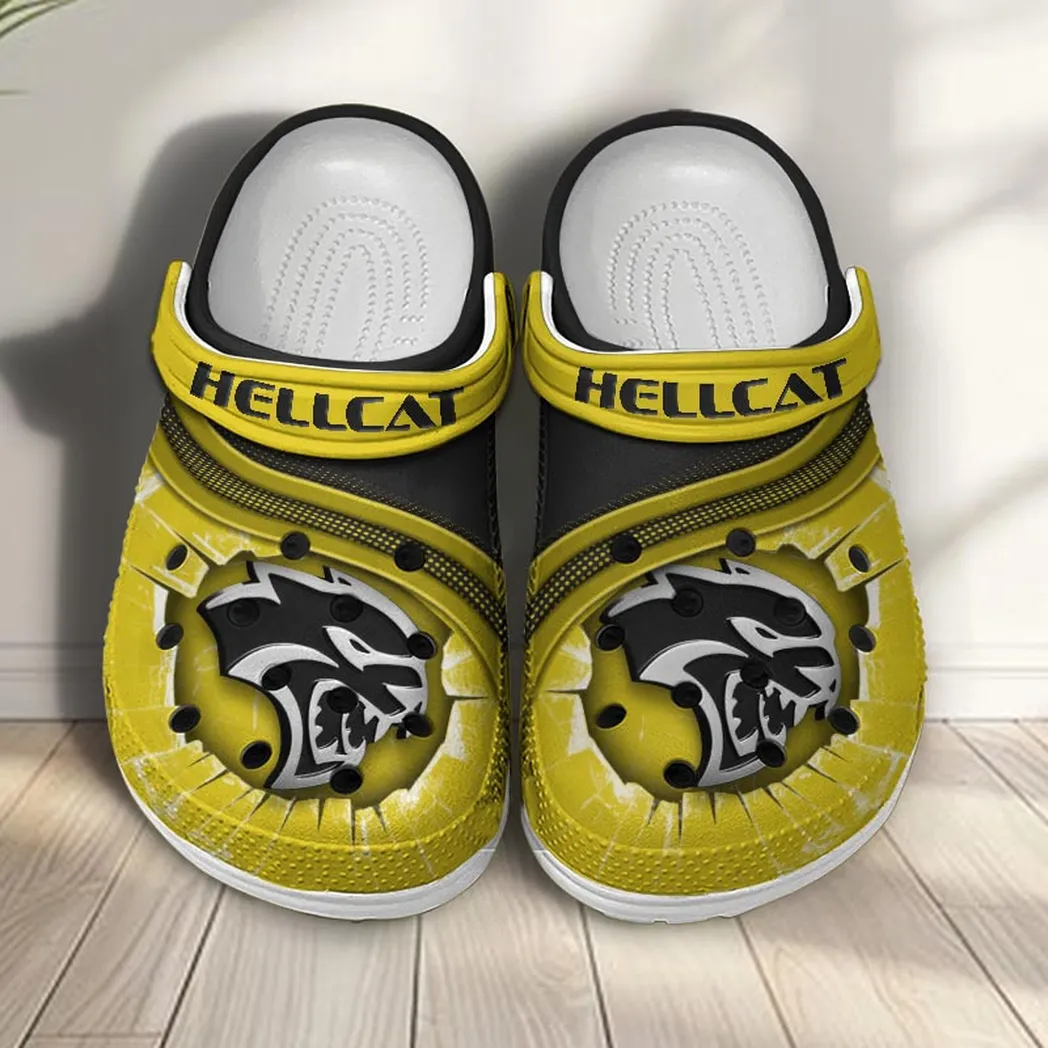 hellcat crocs clogs men women gift for hellcat fan car188032025141 yellow d4eut