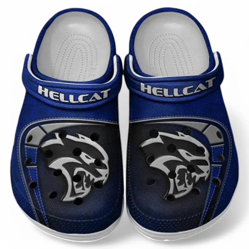 Hellcat Crocs Sandals For Men Women, Gift For Hellcat Fan CAR177031425585 - Blue