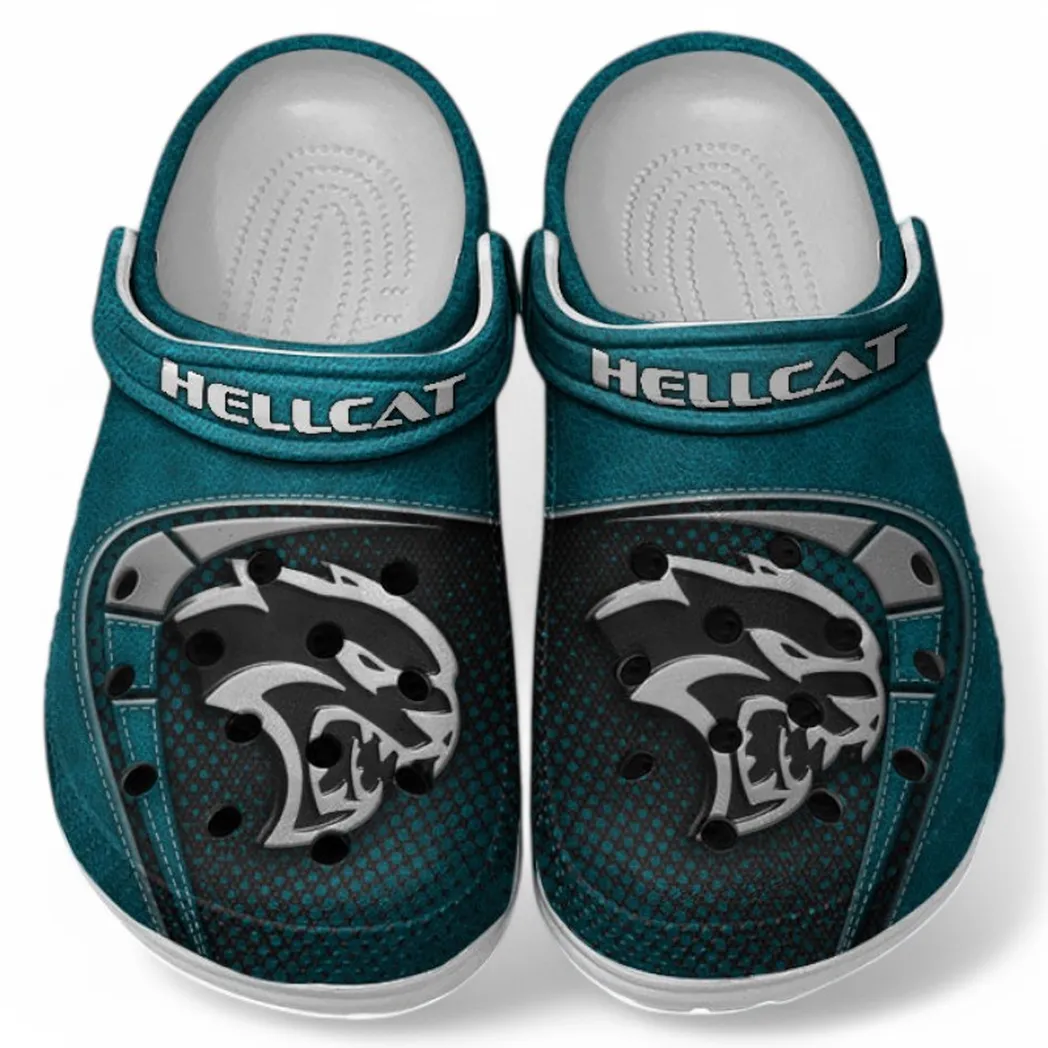 Hellcat Crocs Sandals For Men Women, Gift For Hellcat Fan CAR177031425585 - Cyan