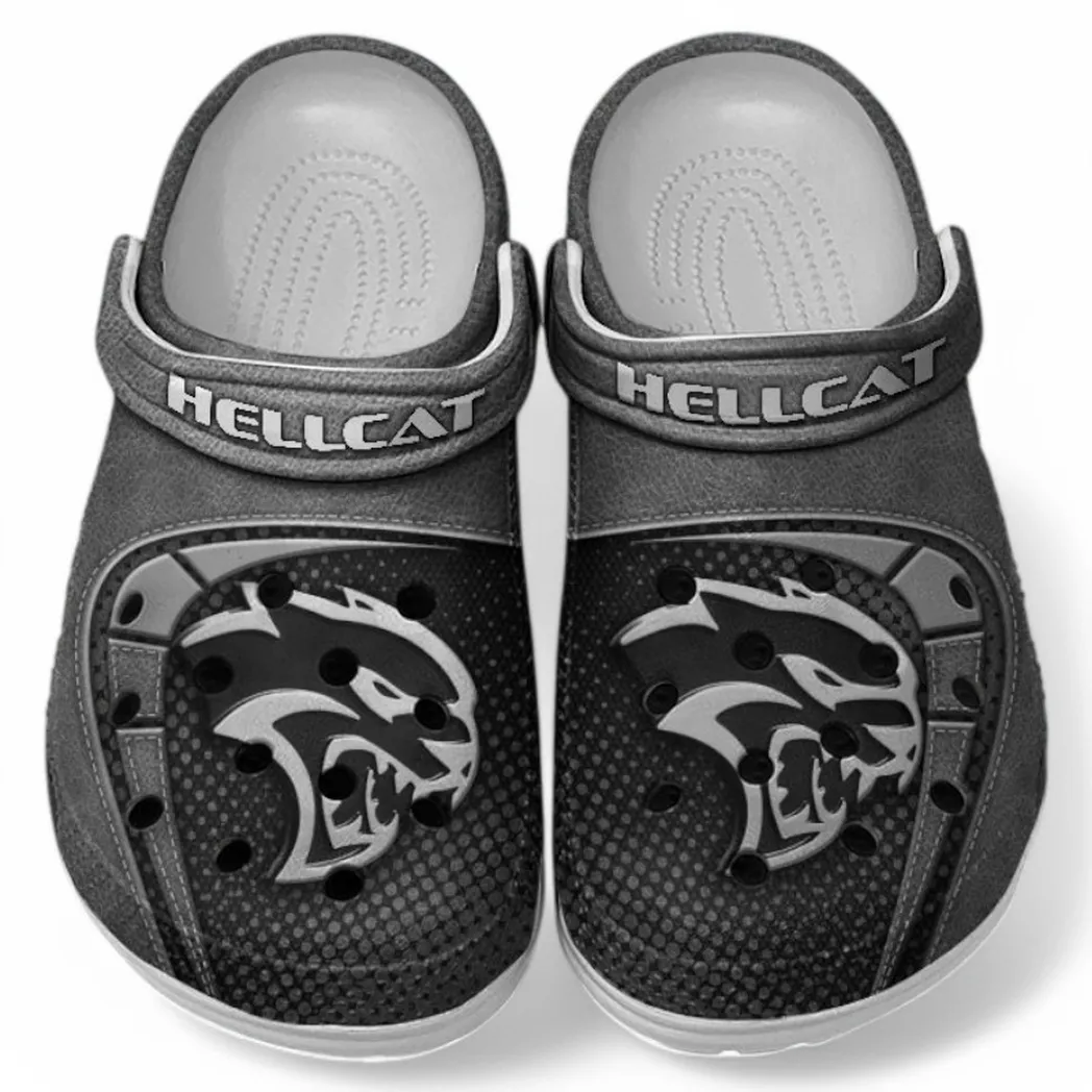 Hellcat Crocs Sandals For Men Women, Gift For Hellcat Fan CAR177031425585 - Gray