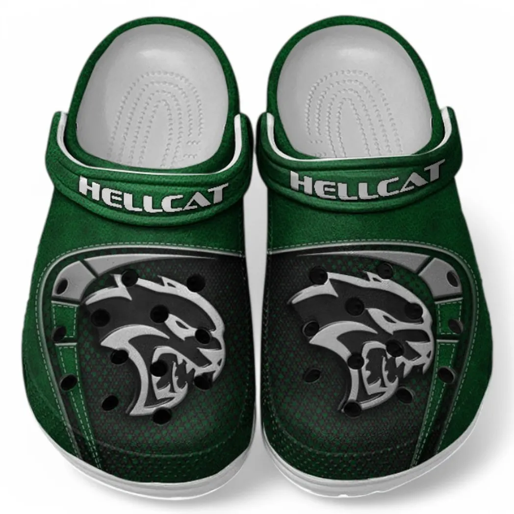 Hellcat Crocs Sandals For Men Women, Gift For Hellcat Fan CAR177031425585 - Green