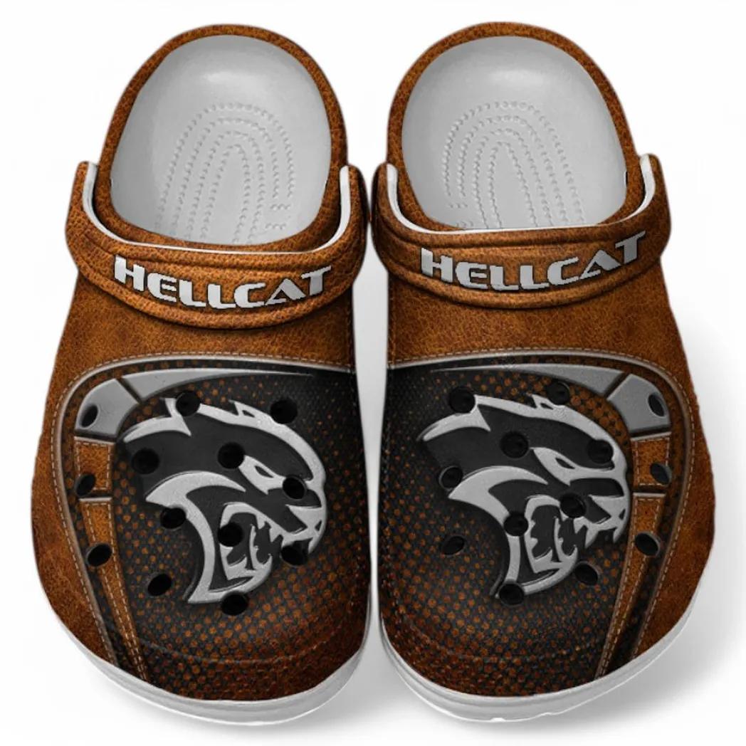 Hellcat Crocs Sandals For Men Women, Gift For Hellcat Fan CAR177031425585 - Orange