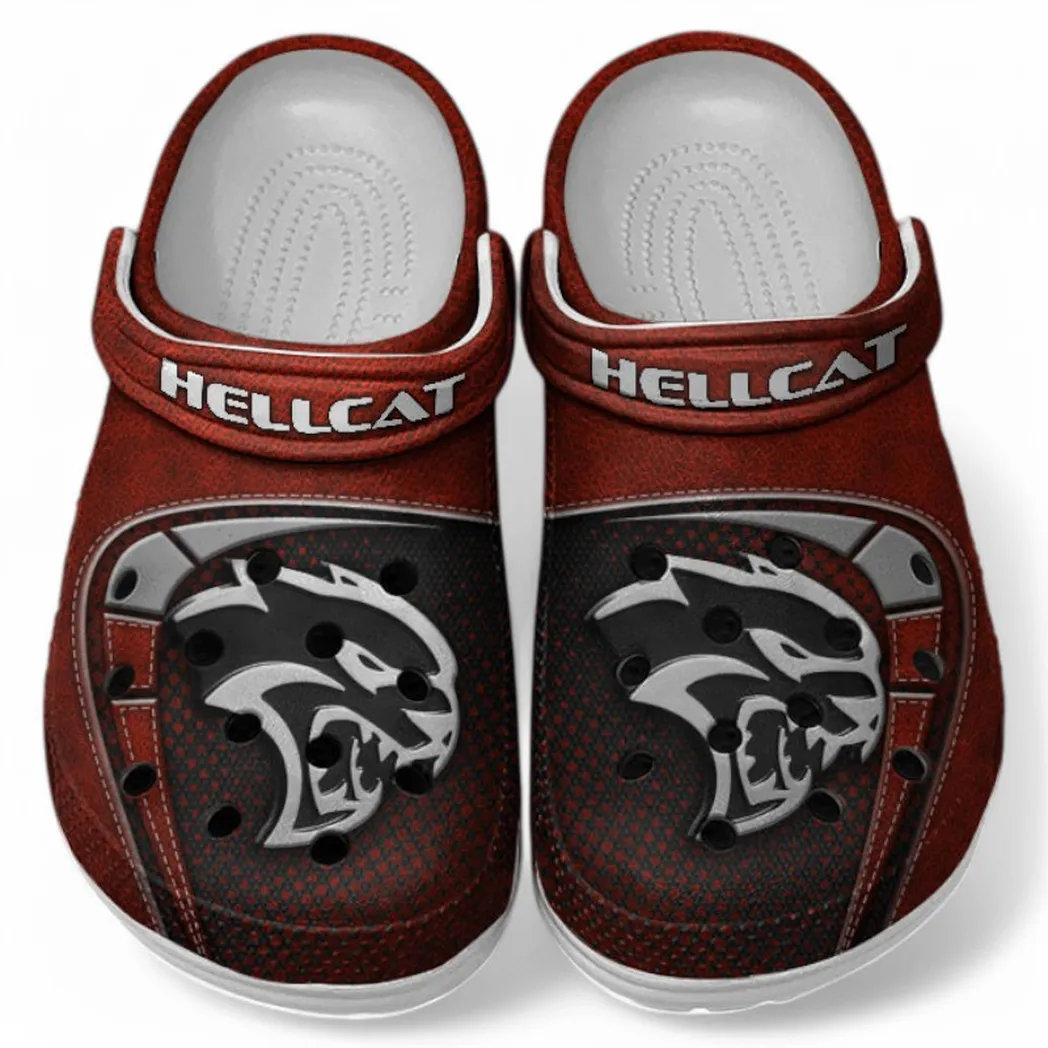 Hellcat Crocs Sandals For Men Women, Gift For Hellcat Fan CAR177031425585 - Red