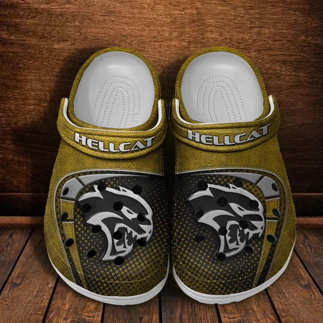 hellcat crocs sandals for men women gift for hellcat fan car177031425585 yellow cnkac