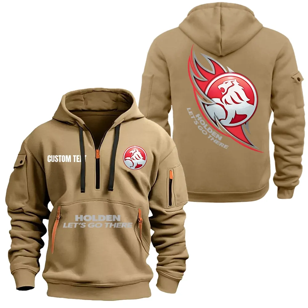 holden hoodie half zipper car1701112095 car all over print hoodie half zipper khaki y42kc
