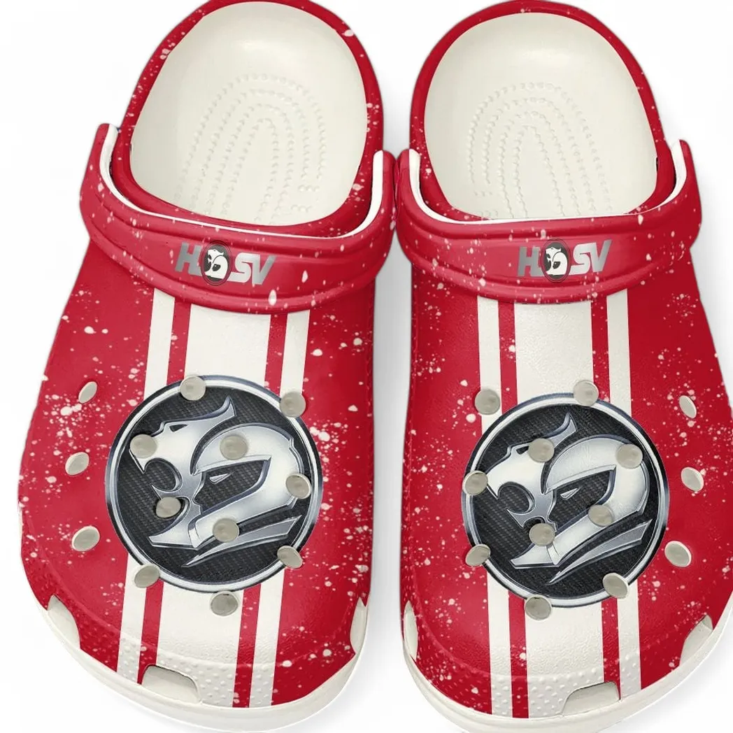 Holden HSV Crocs, Gift For Holden HSV Lovers, Gift For Him, Husband, Boyfriend CAR62022025105 - White