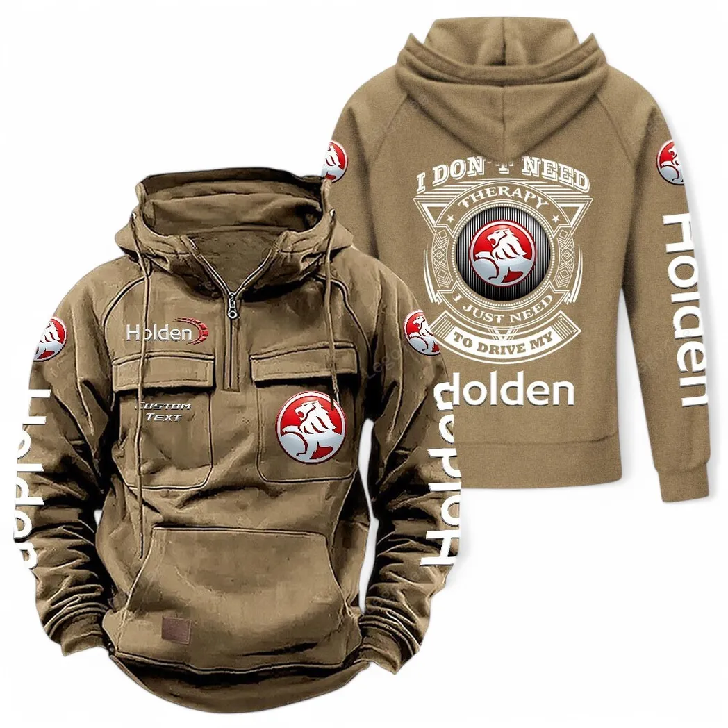 Holden Tactical Quarter Zip Hoodie CAR106021525034, Gifts For Men, Him, Husband, Boyfriend - Khaki