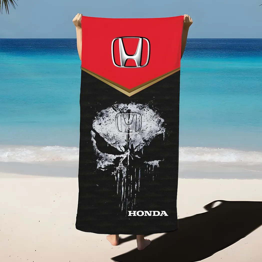 honda beach towel gift for honda lovers gift for him husband boyfriend car17302252526 fjbza
