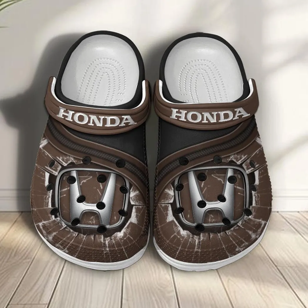 honda crocs clogs men women gift for honda fan car188032025113 brown dcbp6