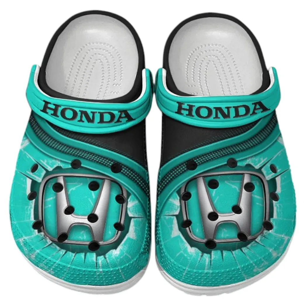 Honda Crocs Clogs Men Women, Gift For Honda Fan CAR188032025113 - Cyan