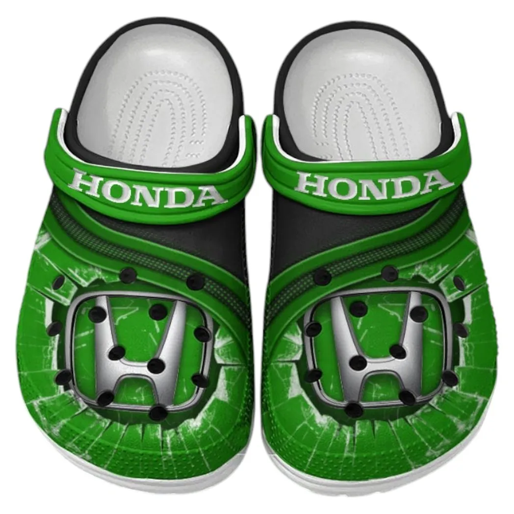 Honda Crocs Clogs Men Women, Gift For Honda Fan CAR188032025113 - Green