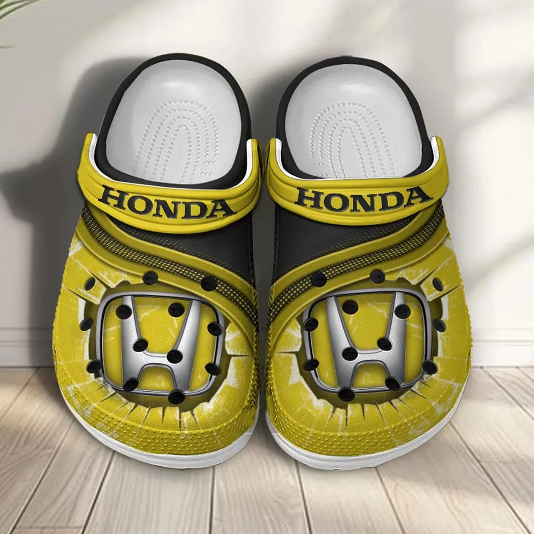 honda crocs clogs men women gift for honda fan car188032025113 yellow iwjyh