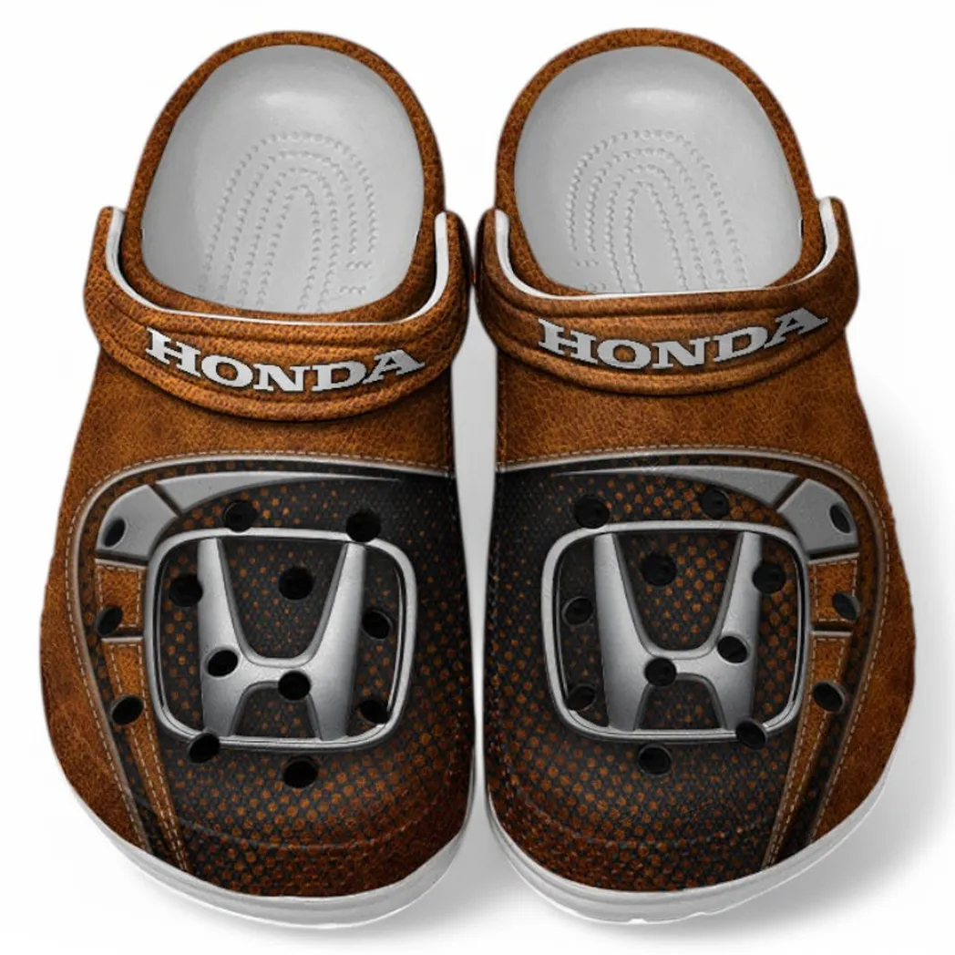 Honda Crocs Sandals For Men Women, Gift For Honda Fan CAR177031425621 - Orange