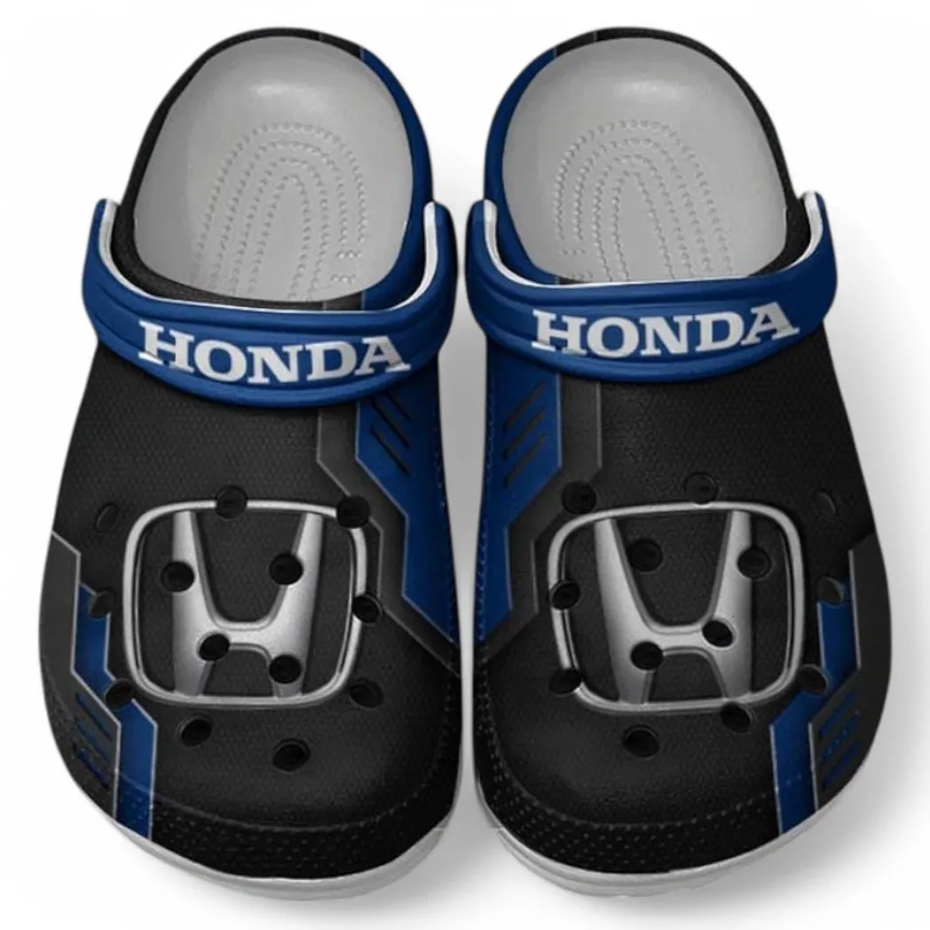 honda crocs shoes clogs men women gift for honda fan car185031525250 blue nb9pw