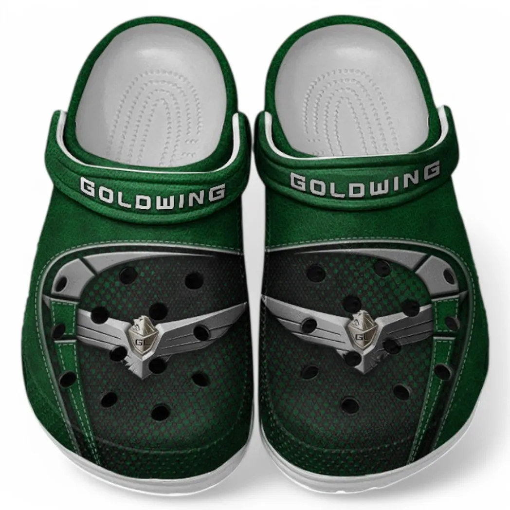 Honda Gold Wing Crocs Shoes, Clogs Men Women, Gift For Honda Gold Wing Fan CAR183031725129 - Green
