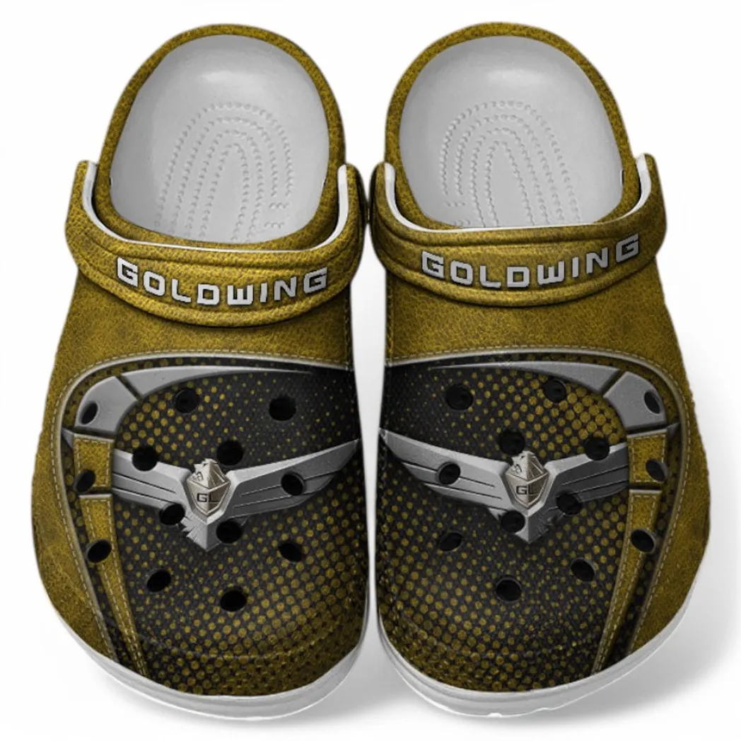 Honda Gold Wing Crocs Shoes, Clogs Men Women, Gift For Honda Gold Wing Fan CAR183031725129 - Yellow